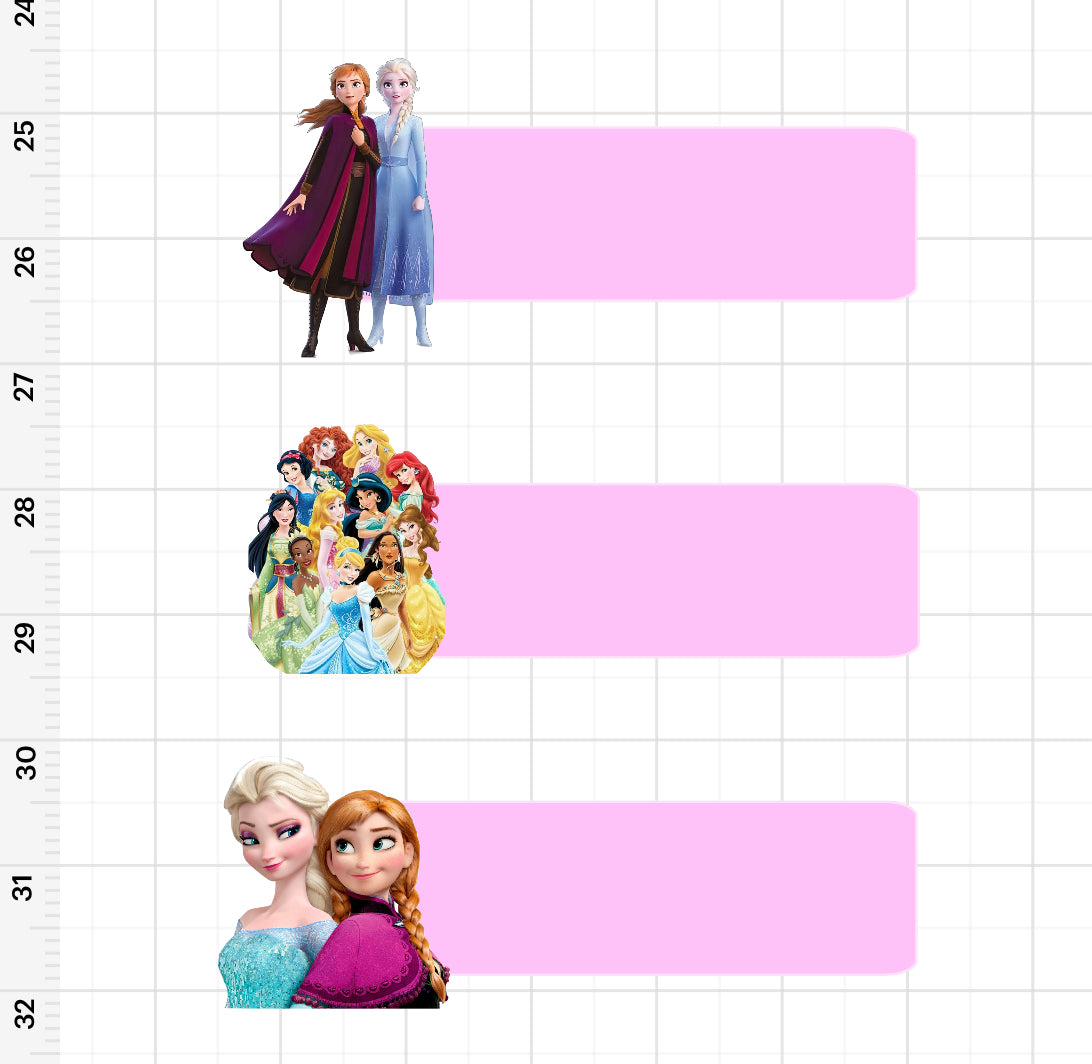 Whale Design Fashon Name Labels only water bottles lunch box