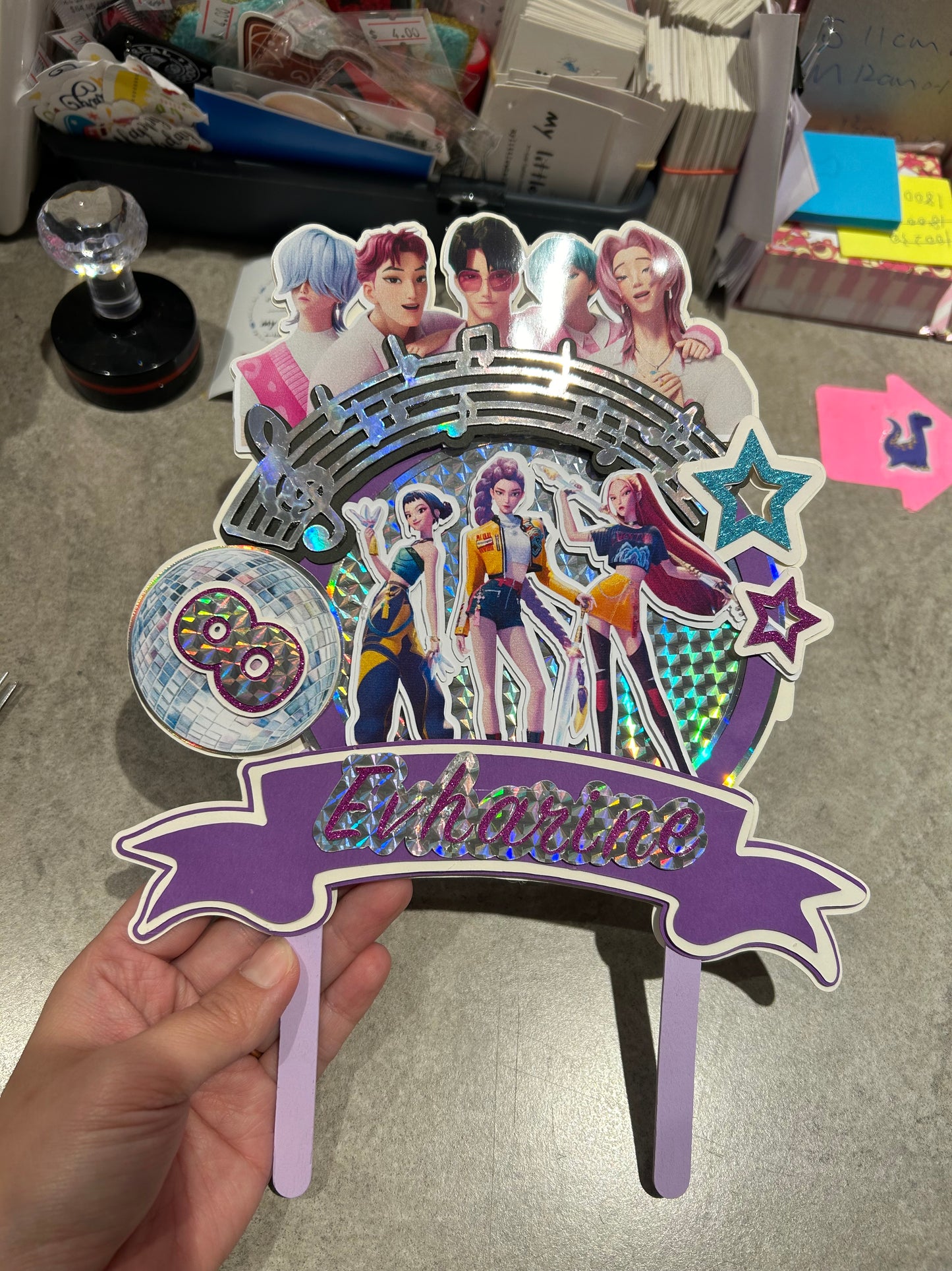 K-pop girls Cake topper