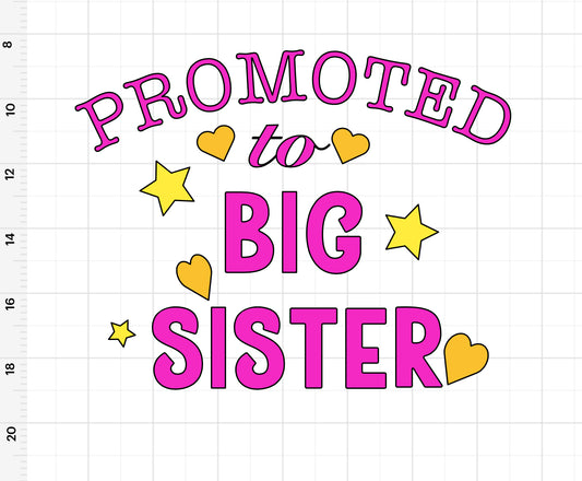 Whale Design Promoted to Big sister shirt/ Jumpsuit boy girl