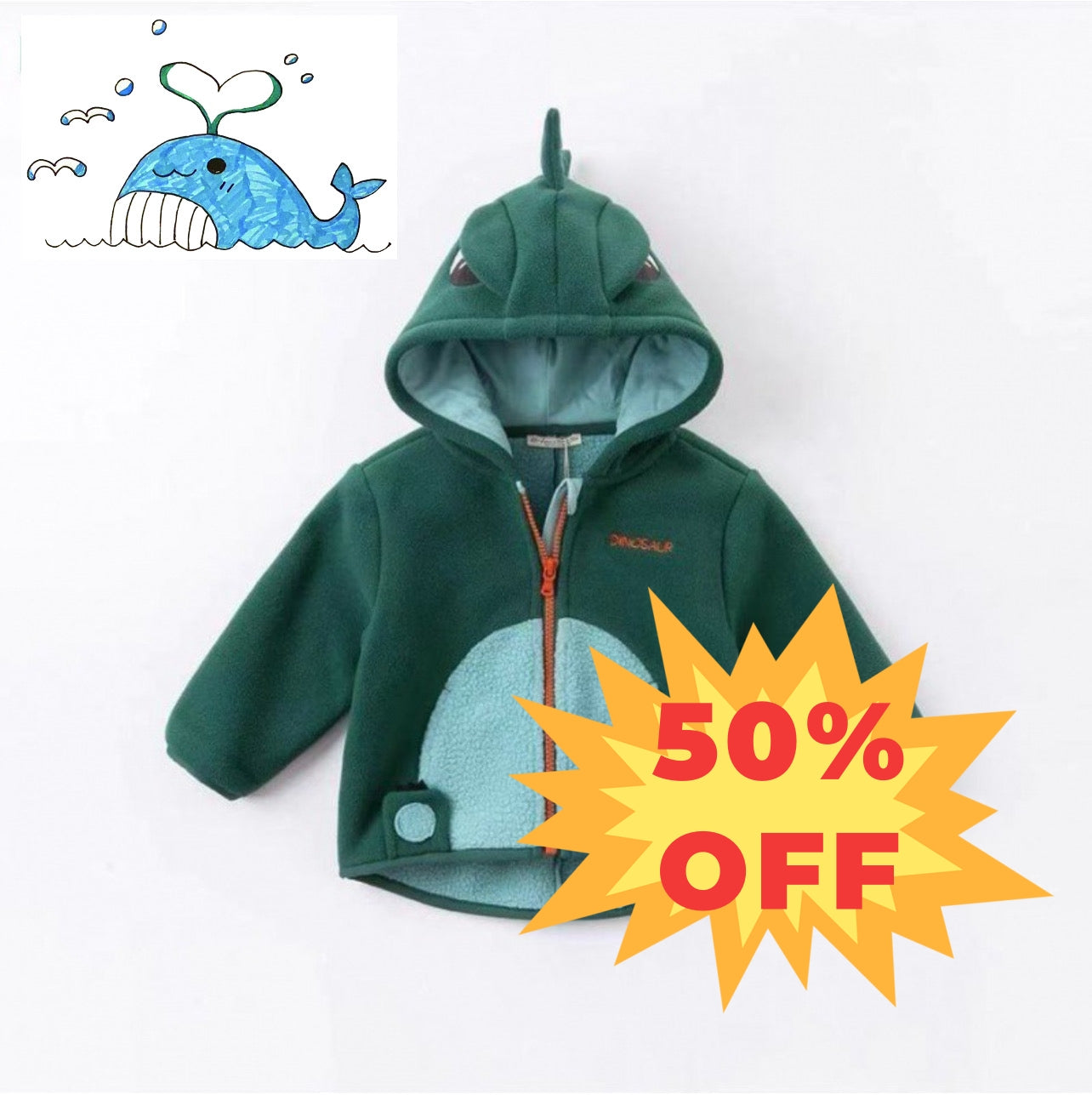 Boys dinosaur winter coat best sale