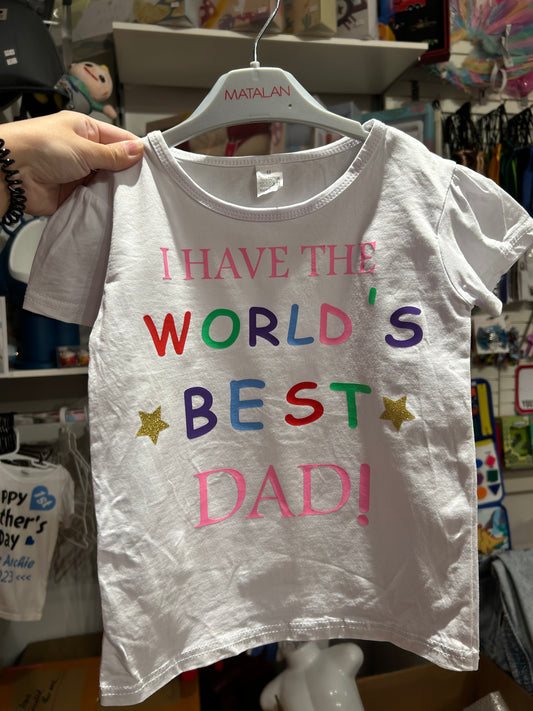Whale Design Father’s Day I have the world’s best Dad! Onesie T-shirt boy girl