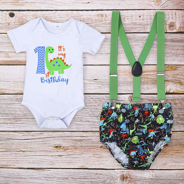 1st birthday dinosaur outfit best sale