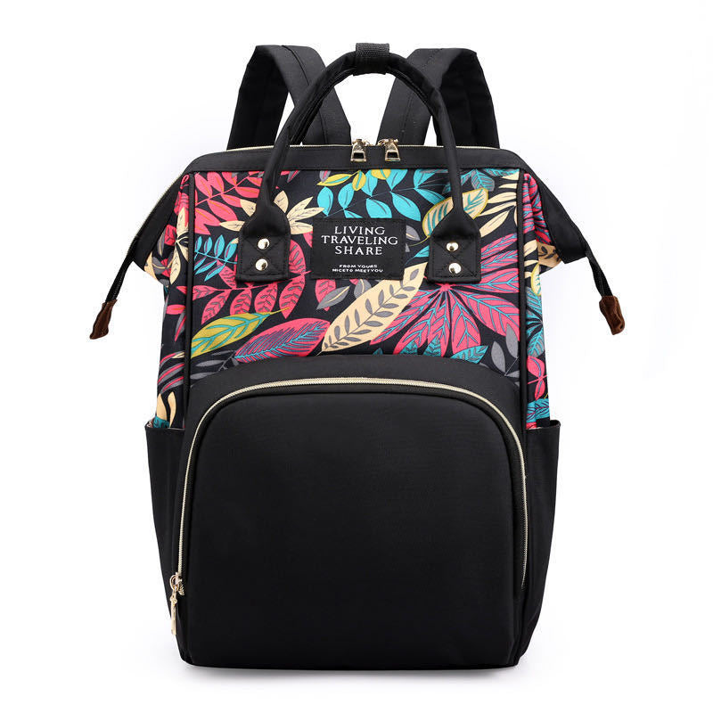 Luxury Mummy Bag Baby Diaper Bag Tropical print sale