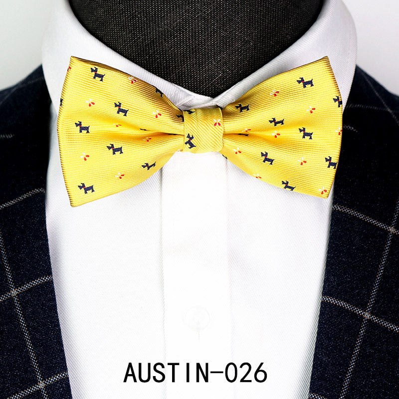 Kids Adult bow tie Jacquard accessories bow tie only