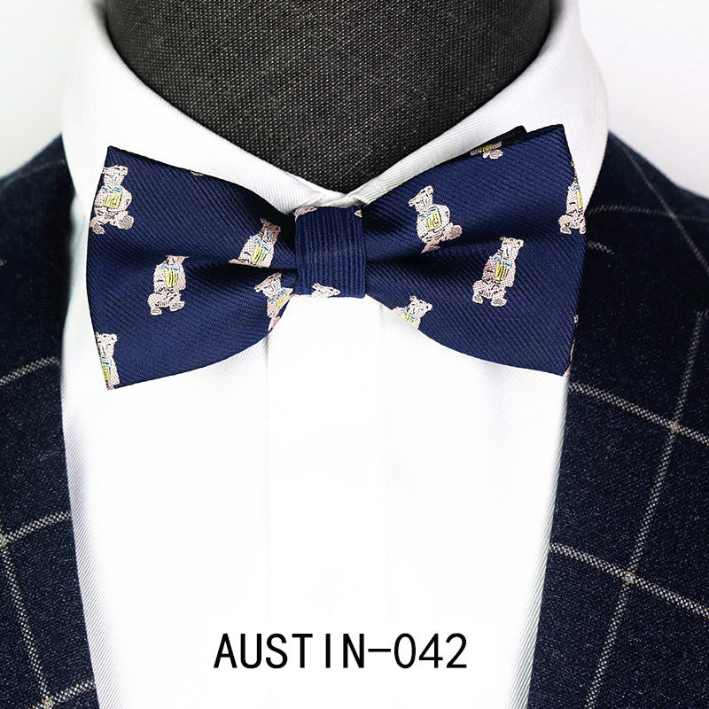 Kids Adult bow tie Jacquard accessories bow tie only