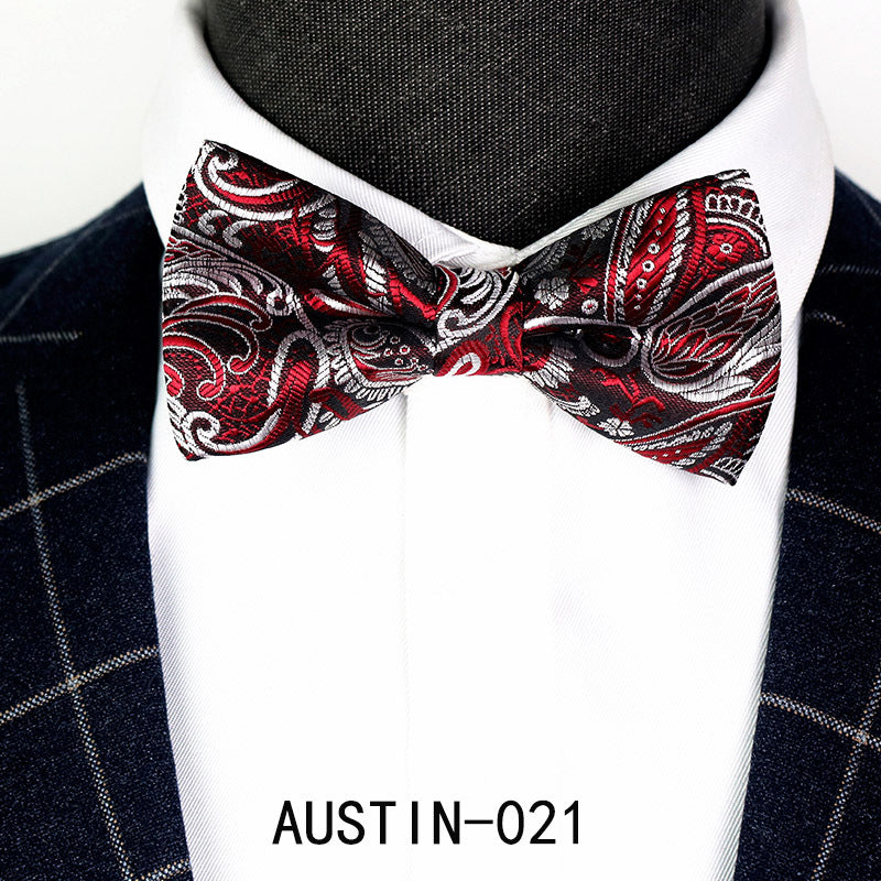 Kids Adult bow tie Jacquard accessories bow tie only