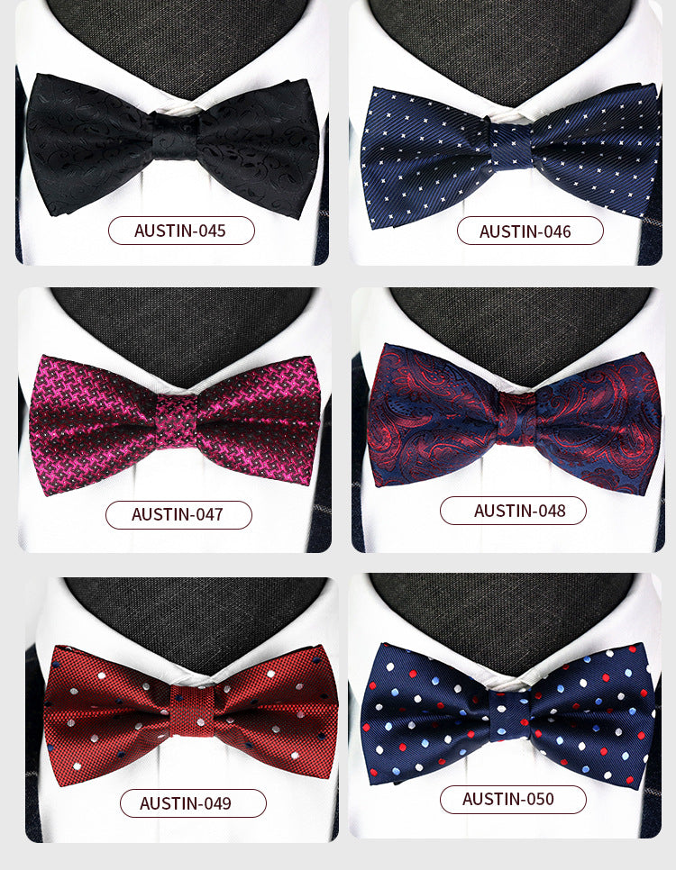 Kids Adult bow tie Jacquard accessories bow tie only