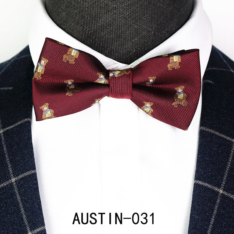 Kids Adult bow tie Jacquard accessories bow tie only