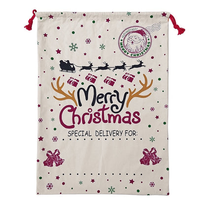 Santa sack Merry Christmas Christmas bag