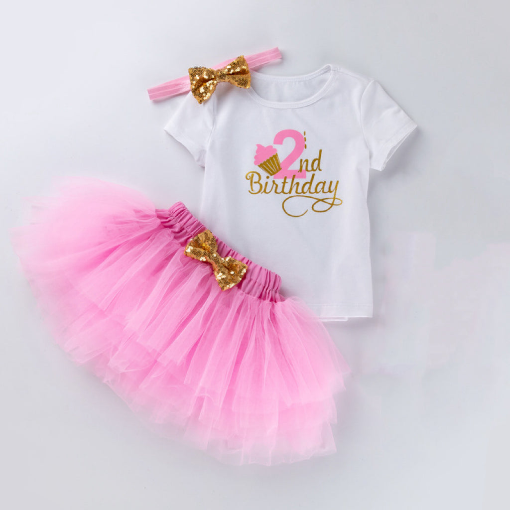 Two year old girl light Pink tutu style year old