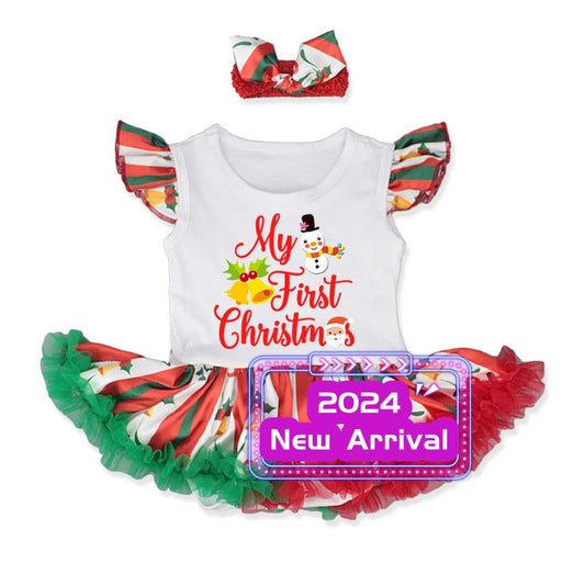 New Little Girl My First Christmas Tutu style Set D