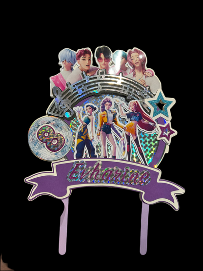 K-pop girls Cake topper