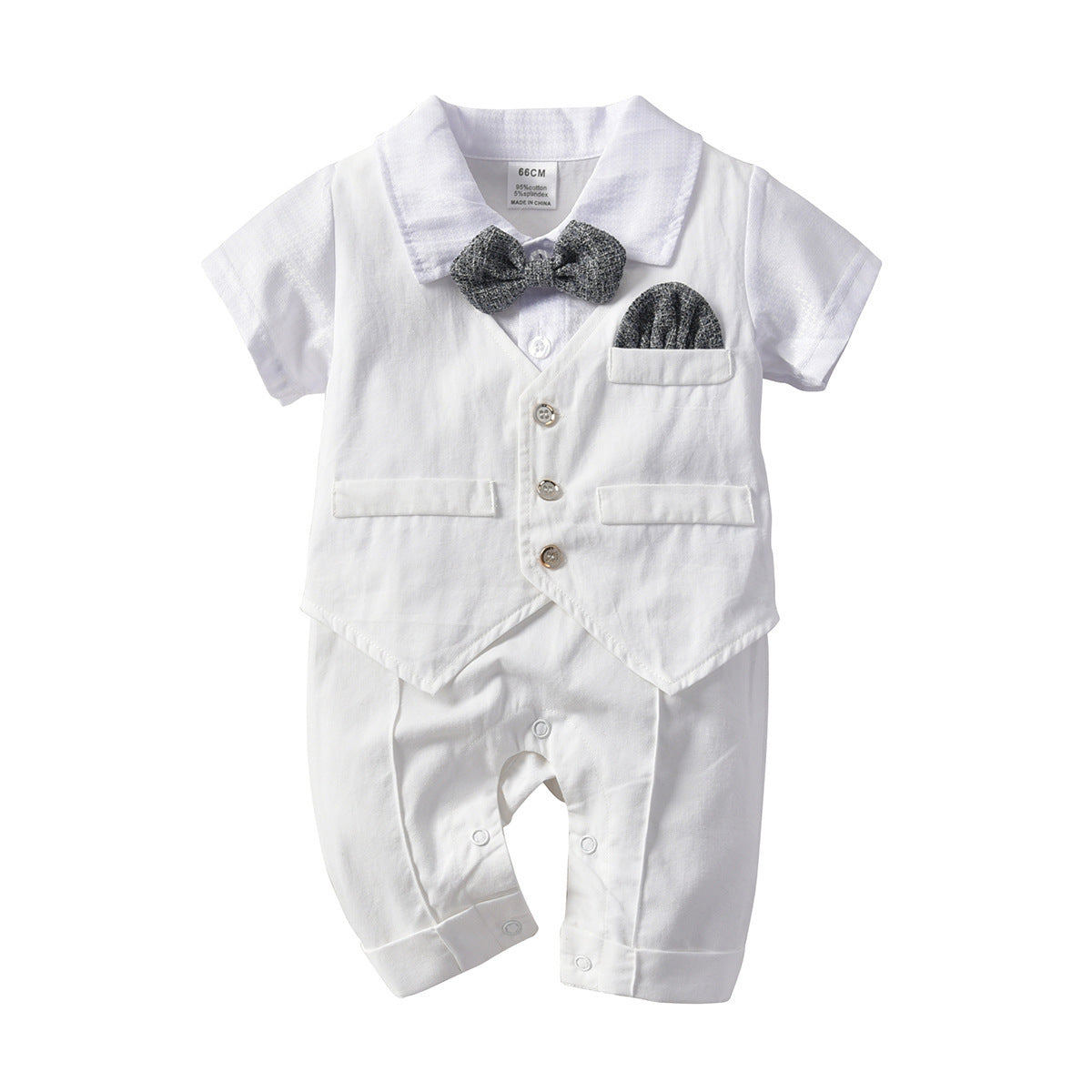 Kids baby boy Plain White Onesie formal set Sale