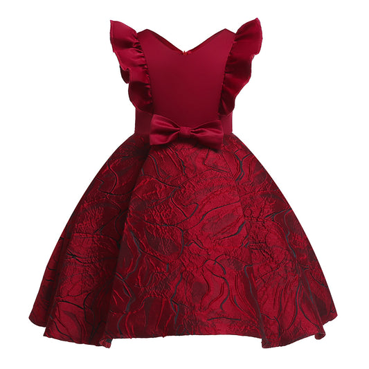 Toddler/ Kids Girl princess dress Party Dress red