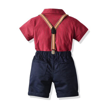 Kids boy Red party set formal set baby 2024