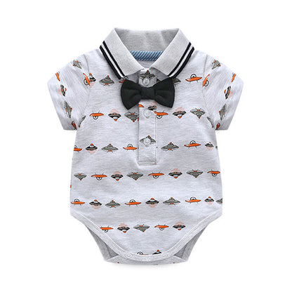 Kids space ship Printed boy party set formal set baby Sale