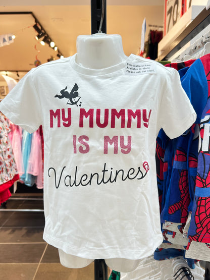 Whale Design My Mummy is my Valentines Jumpsuit boy girl