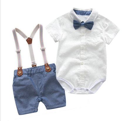 Kids boy Plain Onesie party set formal set baby 2024