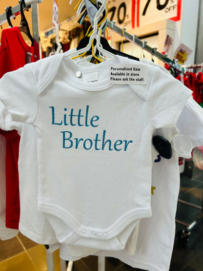 Whale Design Little brother Jumpsuit boy girl