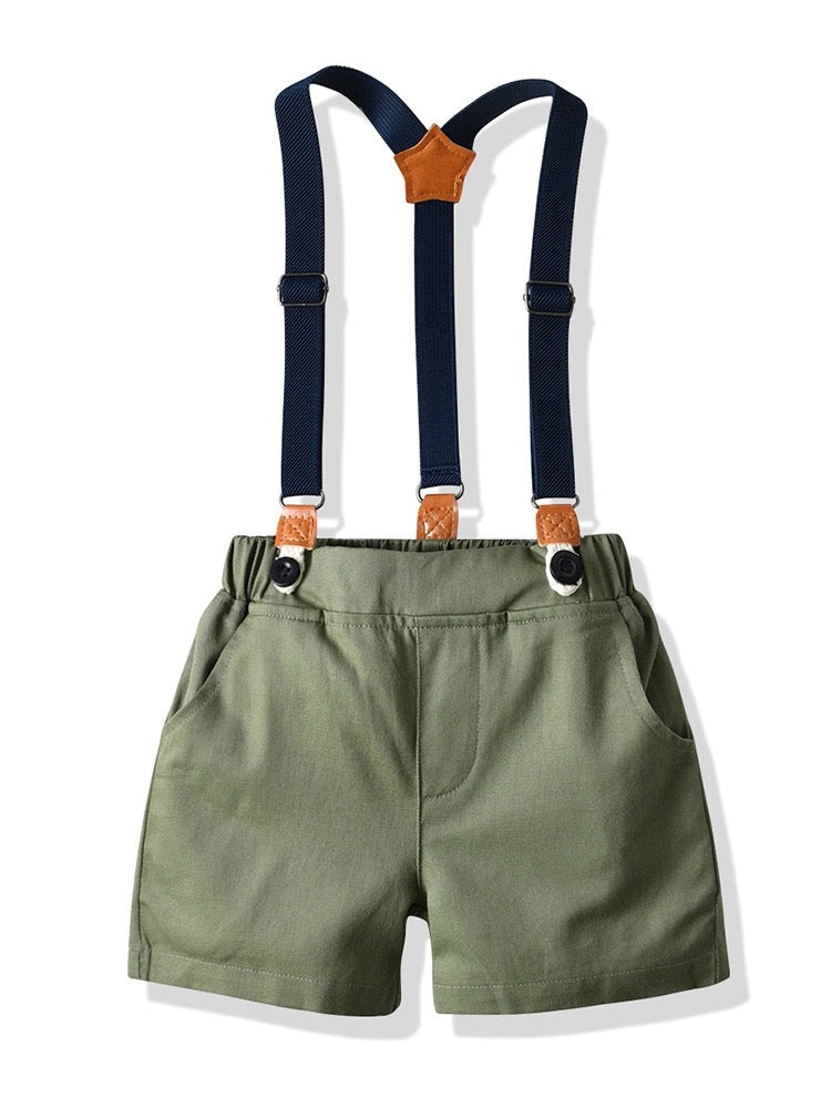 Kids boy Olive green party set formal set baby sale