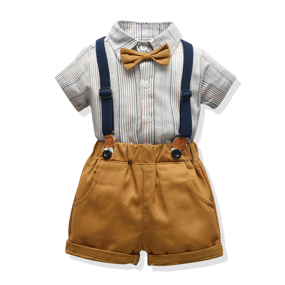 Kids boy Coffee formal party set birthday party set 2024