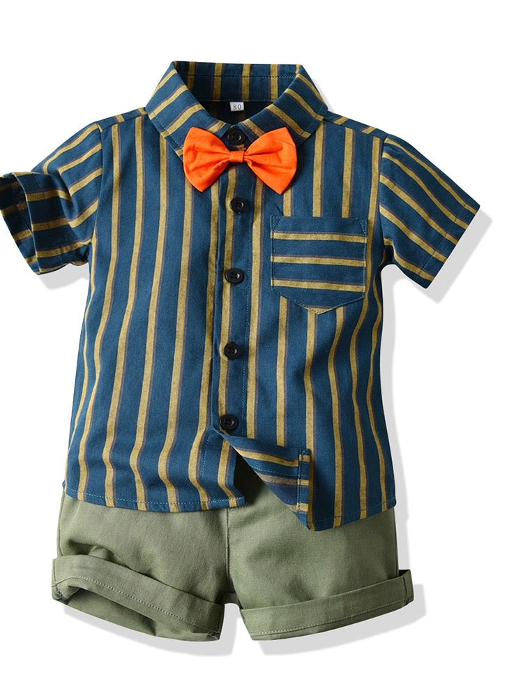 Kids boy Olive green party set formal set baby sale