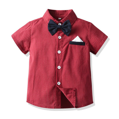 Kids boy Red party set formal set baby 2024