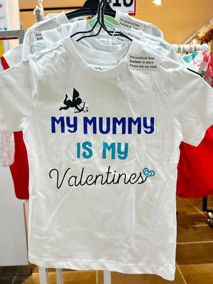 Whale Design My Mummy is my Valentines Jumpsuit boy girl