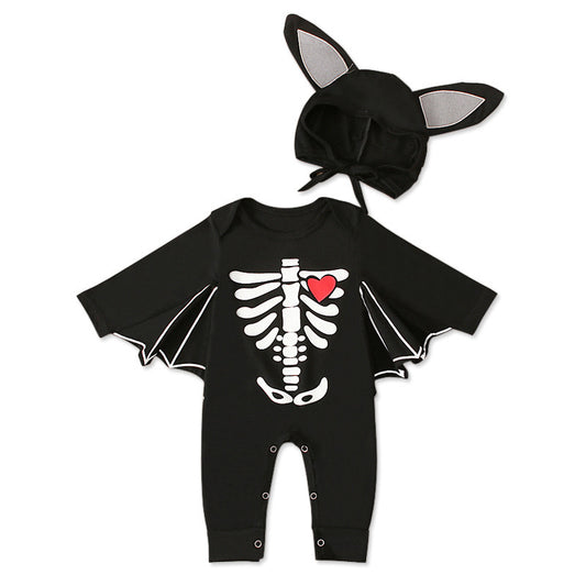 Halloween Boy onesie style Set black