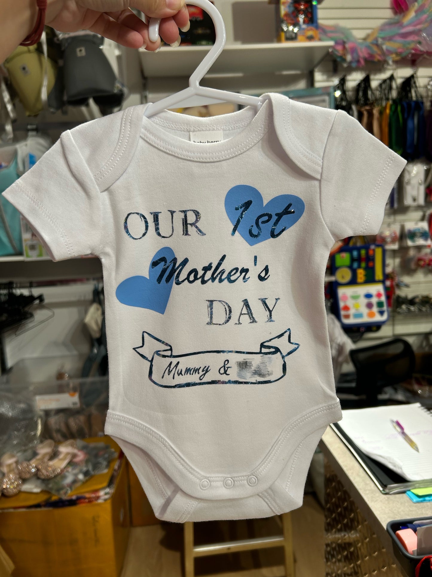 Whale Design Mother’s Day Onesie Jumpsuit boy girl