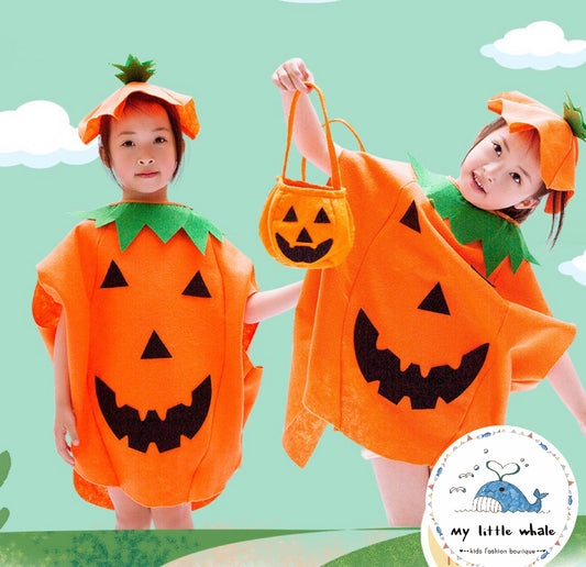 Sale Kids Halloween Pumpkin Free Size