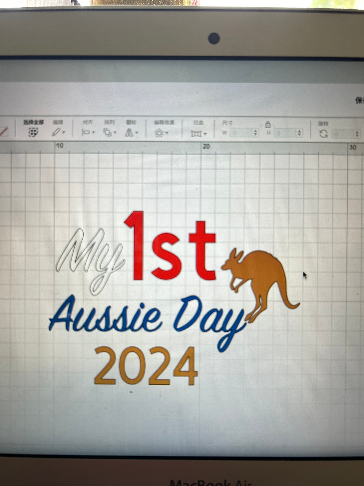 Whale Design 1st Australia Day Onesie Jumpsuit boy girl