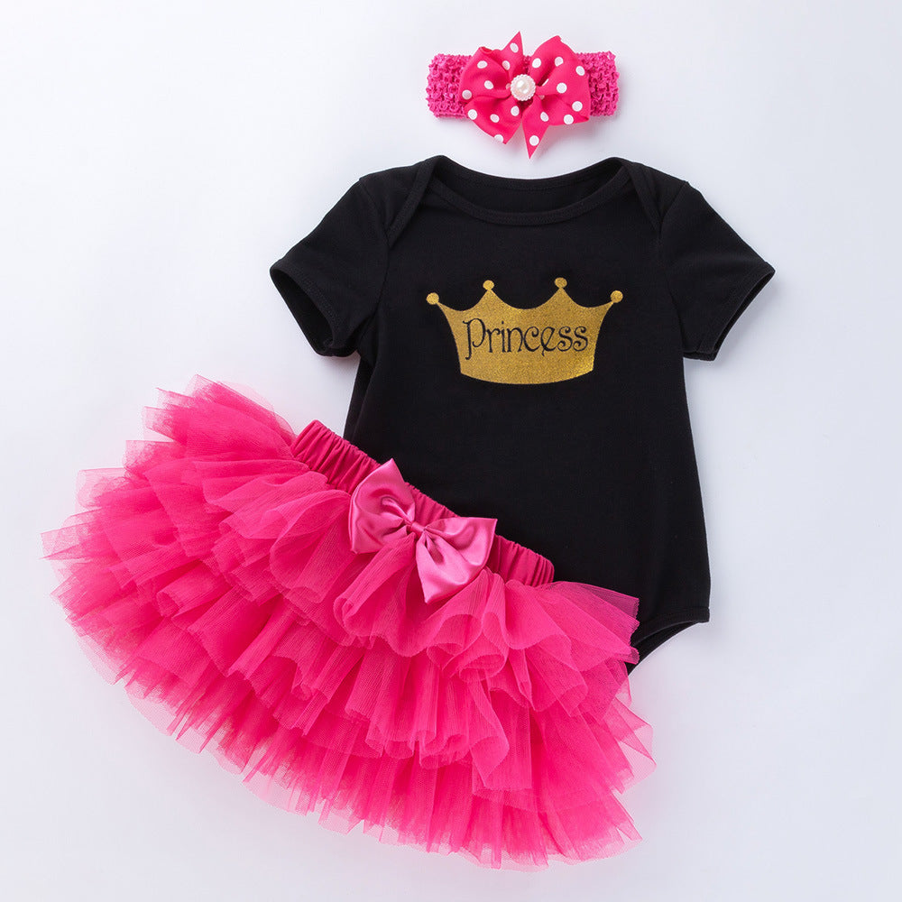 Baby Girl Princess fashion pink dress Tutu style Sale