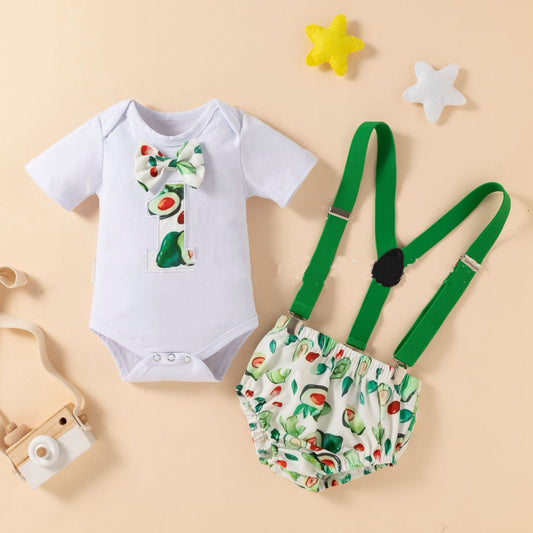 Avocado One year old boy birthday party set Sale