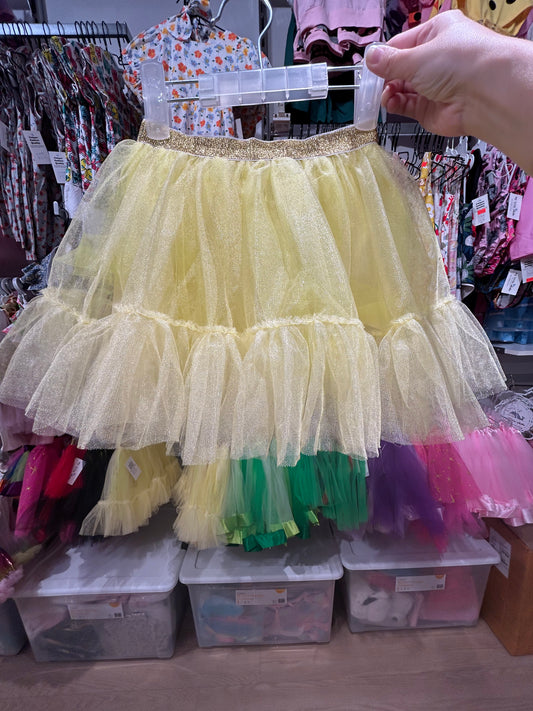 Kids Girl TUTU Yellow princess dress party dress