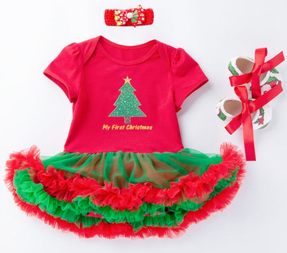 Sale Little Girl My First Christmas Tutu style Set E