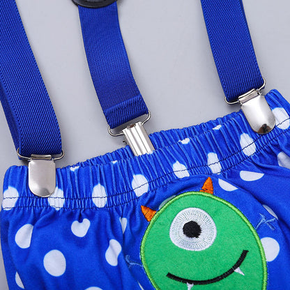 Monster One year old boy Birthday party set Blue Sale