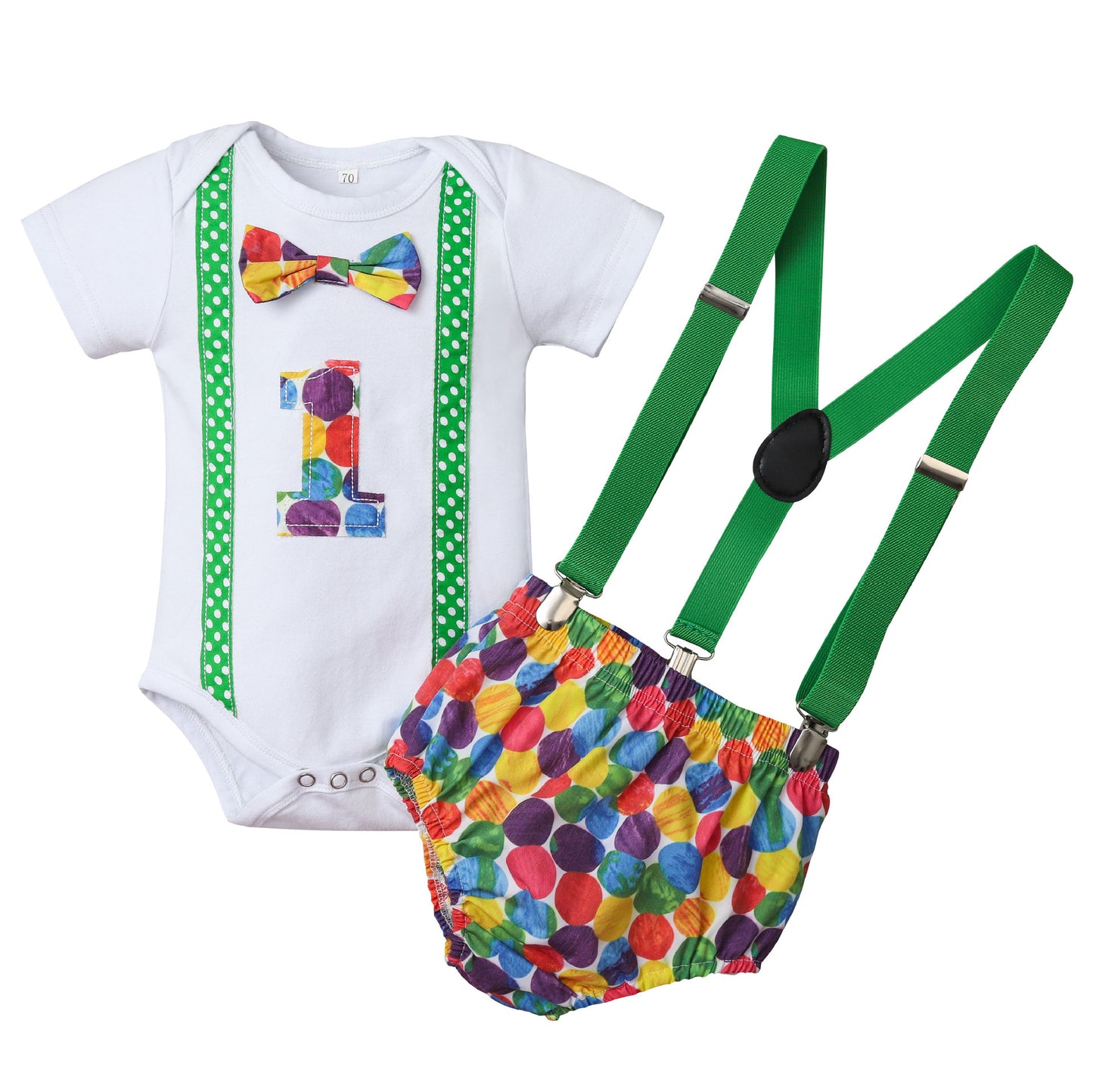 One year old boy Red Spot Big One Birthday party set Sale