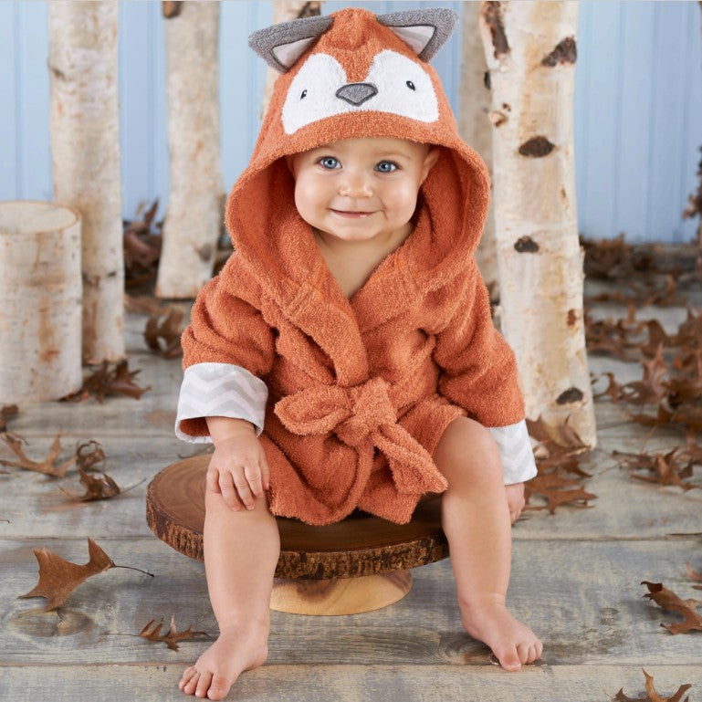 Baby/ Toddler girl boy bathrobe animal-shaped baby hooded absorbent towel