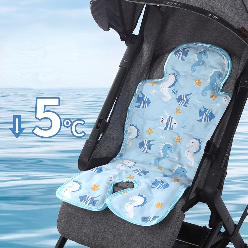 Jelly Pram Liner Universal Pram Liner ice mat For baby stroller, ice mattress mat, children's high chair summer universal