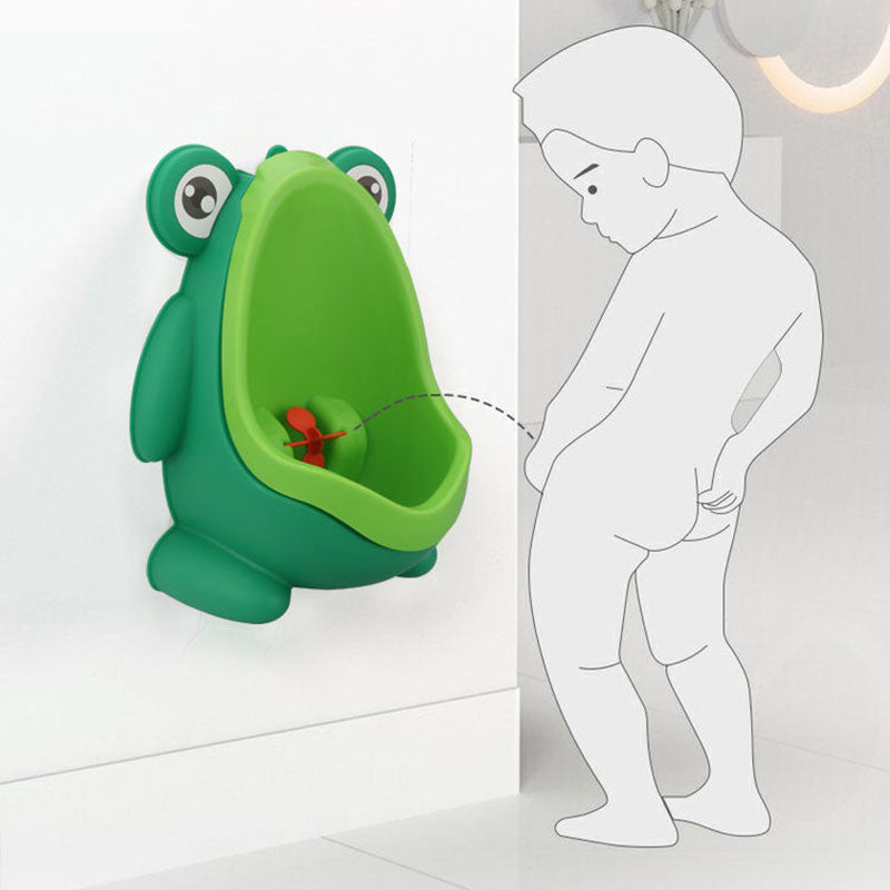 Kid Toddler Potty Toilet Training Urinal Boys Pee Trainer Cute Frog Shaped