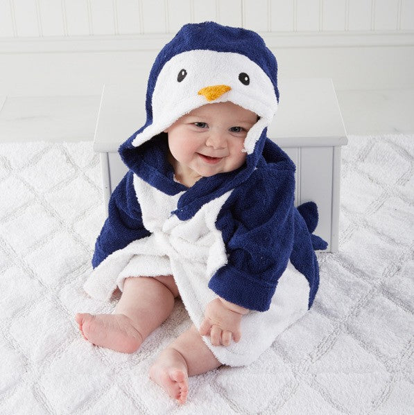 Baby/ Toddler girl boy bathrobe animal-shaped baby hooded absorbent towel