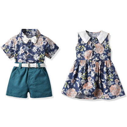 Kids Toddler baby Girl floral Fashion tropical dress Sale