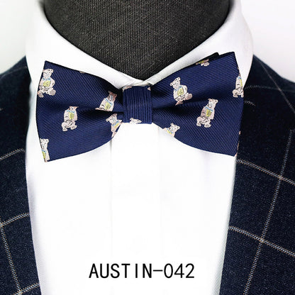 Kids  Adult bow tie Jacquard accessories bow tie only