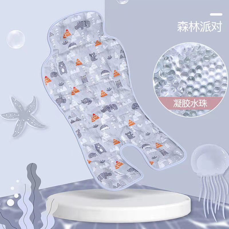 Jelly Pram Liner Universal Pram Liner ice mat For baby stroller, ice mattress mat, children's high chair summer universal