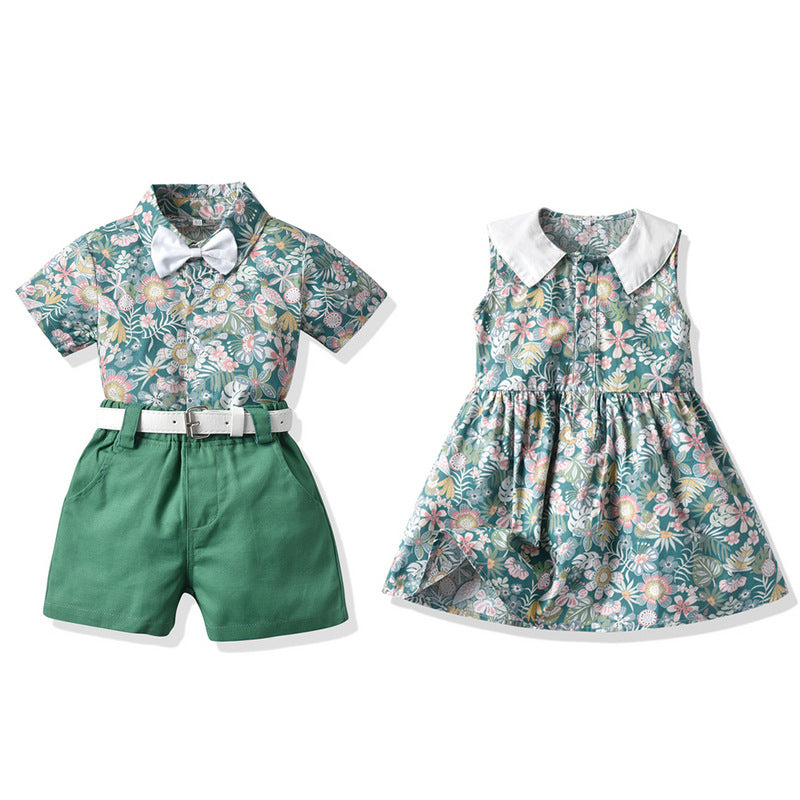 Kids Toddler baby Girl floral Fashion tropical dress Sale