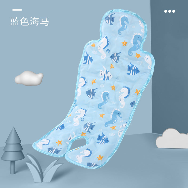 Jelly Pram Liner Universal Pram Liner ice mat For baby stroller, ice mattress mat, children's high chair summer universal