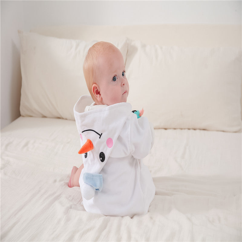 Baby/ Toddler girl boy bathrobe animal-shaped baby hooded absorbent towel