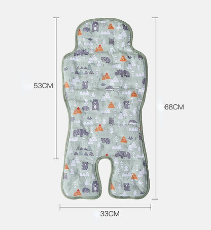 Jelly Pram Liner Universal Pram Liner ice mat For baby stroller, ice mattress mat, children's high chair summer universal