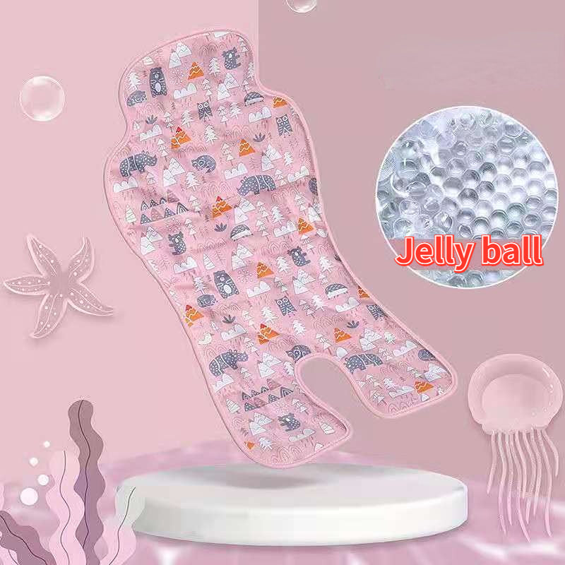 Jelly Pram Liner Universal Pram Liner ice mat For baby stroller, ice mattress mat, children's high chair summer universal